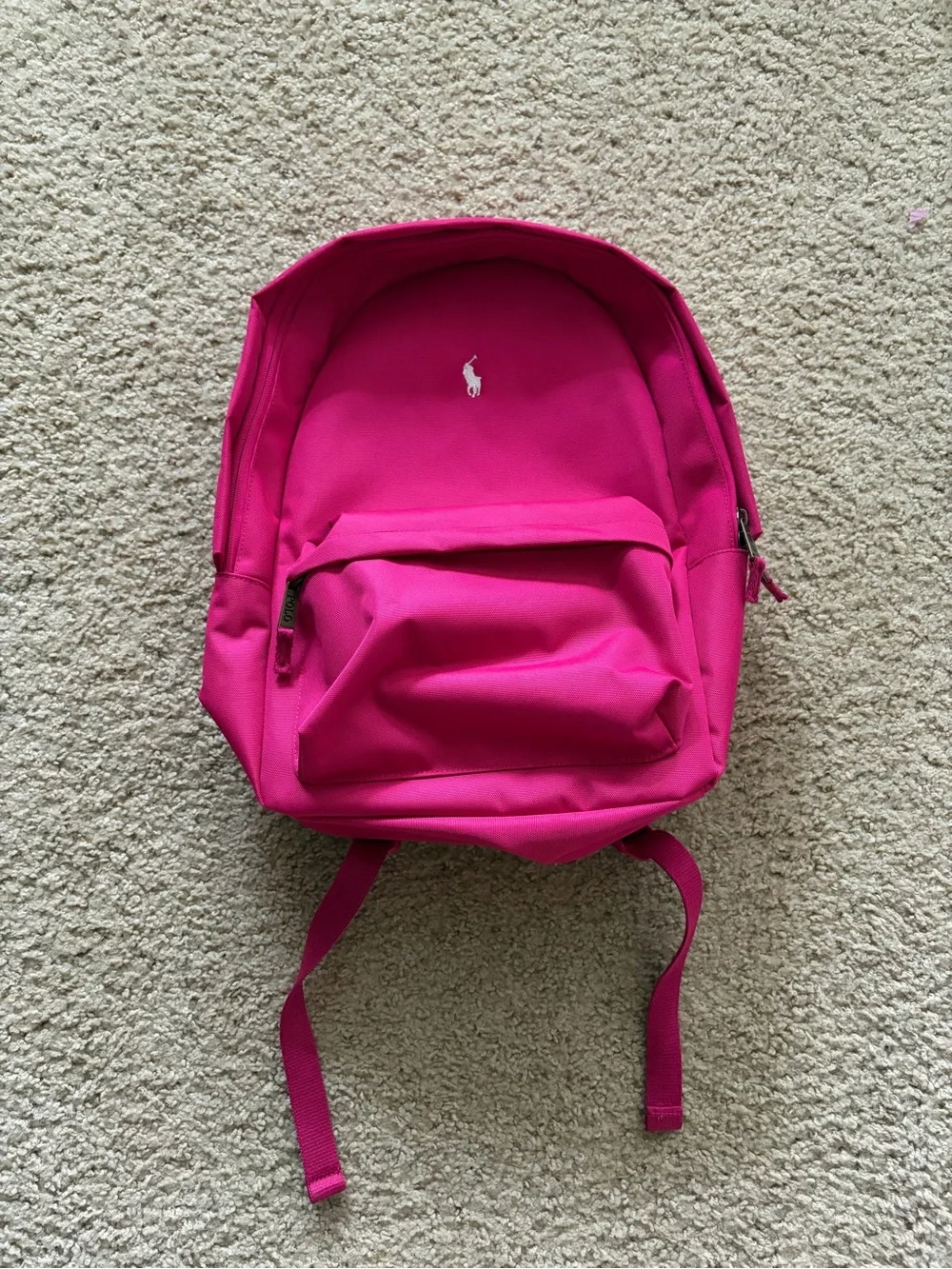 Ralph Lauren Pink Canvas Backpack